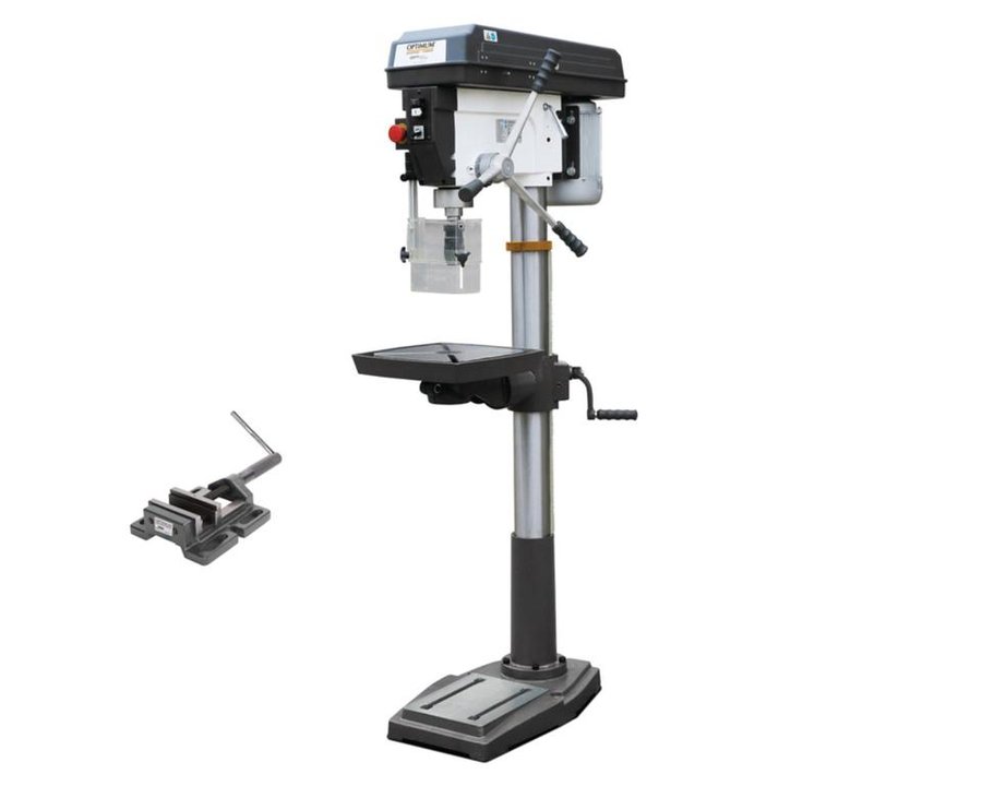 Optimum OPTIdrill DQ 32 SET Säulenbohrmaschine inkl. Schraubstock
