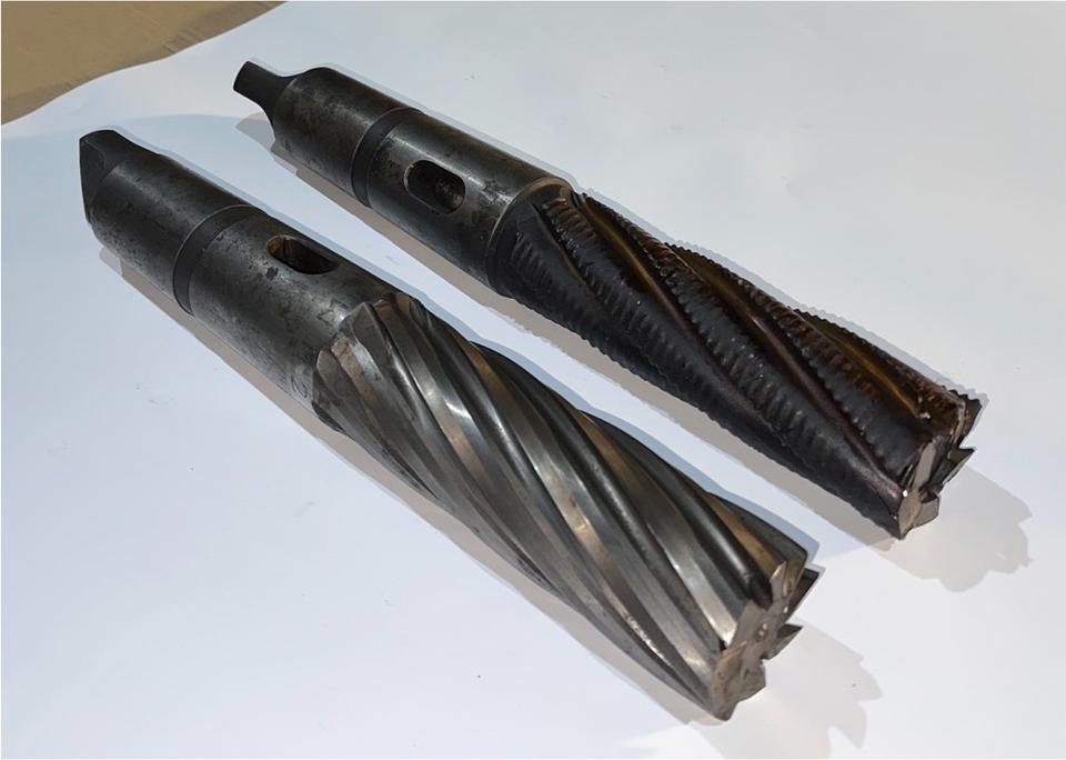 2x Maysso HSS-Fräser MK6 Ø63 Schlichtfräser Ø60 Schruppfräser