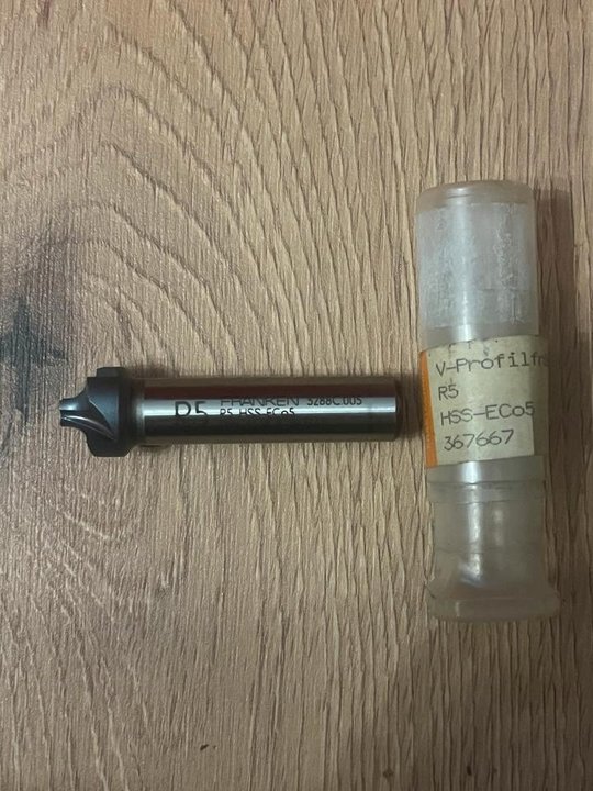 FRANKEN V-Profilfräser R5 HSS-ECO5 Fräser