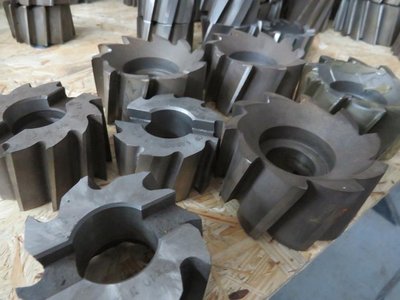 7 x Walzenstirnfräser 63 / 80 mm NUT HSS Fräser #T175#