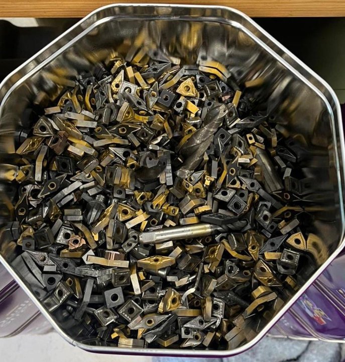 Ankauf Vollhartmetall Wendeschneidplatten Fräser VHM Schrott