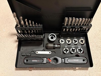 Parkside Performance Gewindebohrer-/Schneideisen-Set mit Box