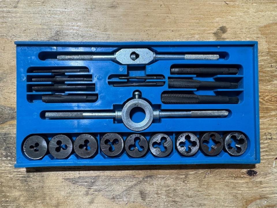 Gewindebohrer & Schneideisen Set (M3–M12) inkl. 7x1,0 1/8 NPT