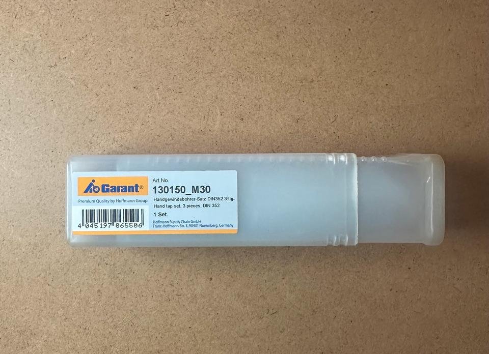 Garant Hand-Gewindebohrer unbeschichtet, M30