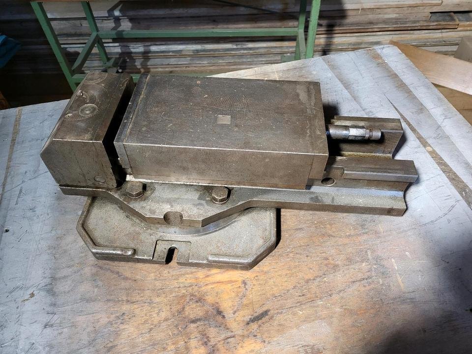 schwerer massiver Schraubstock Maschinenschraubstock f Fäse Maho