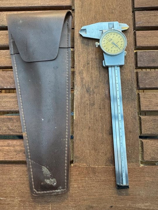 Schieblehre, Uhren Messschieber TESA Swiss, 150 mm,Etui