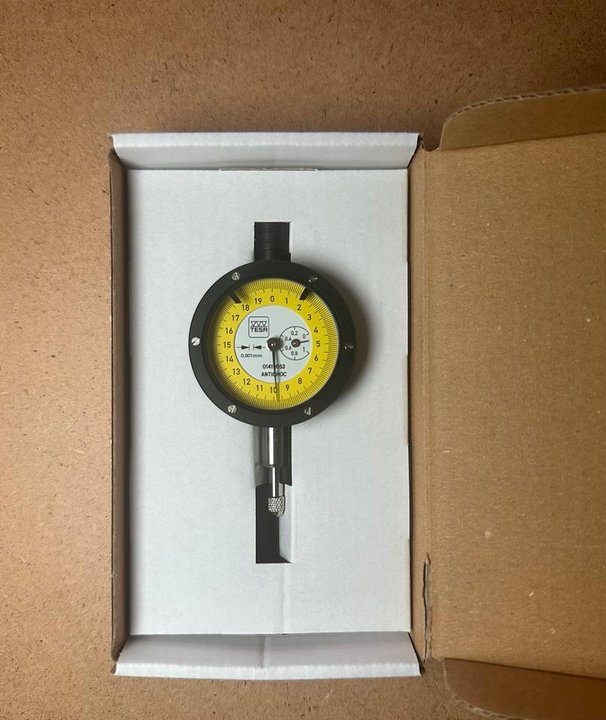 TESA Präzisions-Messuhr stoßgeschützt - Messbereich 1/44,5mm