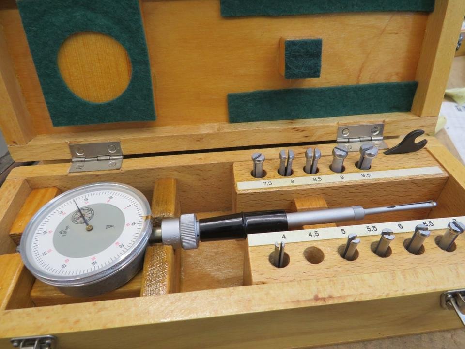 Innenmessgerät INTO D 4 - 9,5 mm SUHL Messuhr 0,01 #W200-8#