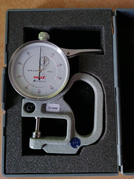 Dickenschnellmesser/ Messuhr Holex 0-10mm