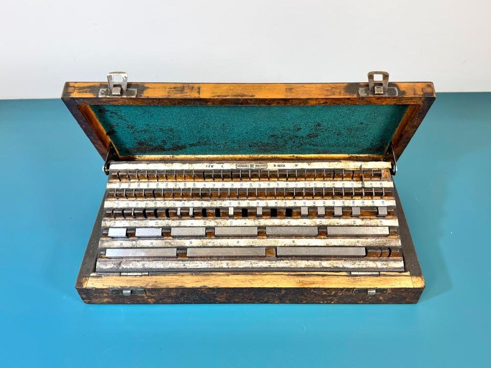 Hommel-Werke Endmaß-Kasten unvollständig Parallel-Endmaße