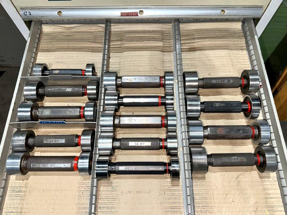 14x Grenz-Lehrdorn Ø 50,4-63 mm H7 Grenzlehre Prüfdorn Prüfmittel