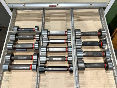 14x Grenz-Lehrdorn Ø 50,4-63 mm H7 Grenzlehre Prüfdorn Prüfmittel
