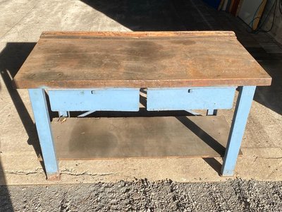 Industrie Werkbank Tisch Ablage Shabby chic