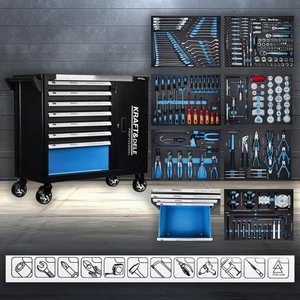 Werkzeugwagen Werkstattwagen XXXL Premium 8 Schubladen CRV Nagel Neu Garantie Rechnung 19% Mwst Inklusive