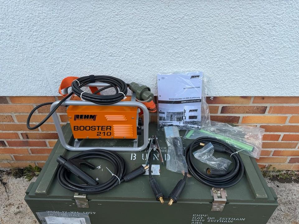 Rehm Booster Pro 210 Schweißgerät Bundeswehr Profi Inverter Set