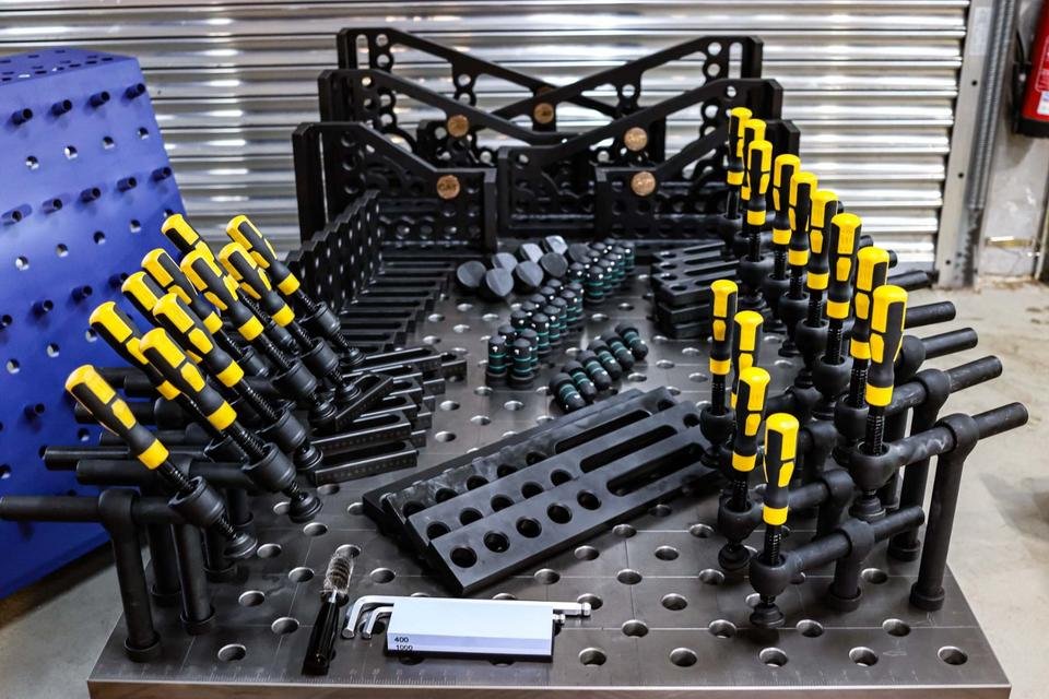 Profi Schweißtisch Lochtisch Zubehör Sets - System 28 D28