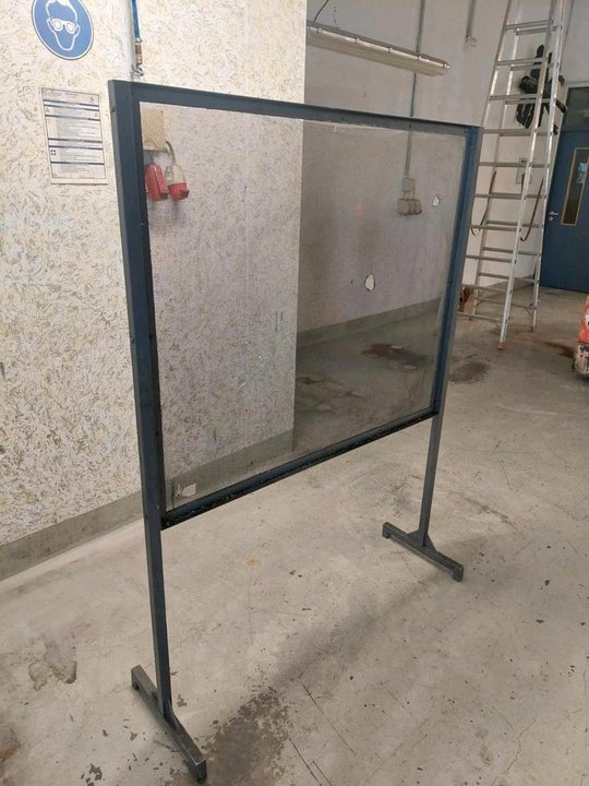 Späneschutzwand für Drehmaschine oder Fräsmaschine