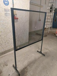 Späneschutzwand für Drehmaschine oder Fräsmaschine