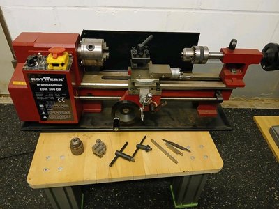 Drehmaschine, Drehbank, Werkstattauflösung, Rotwerk