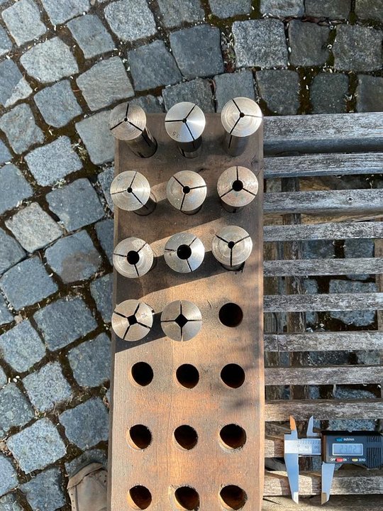 Spannzangen W23 358E Weiler Drehmaschine