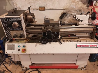 Drehmaschine Drehbank Metall Bohren Harrison M 250 Getriebe