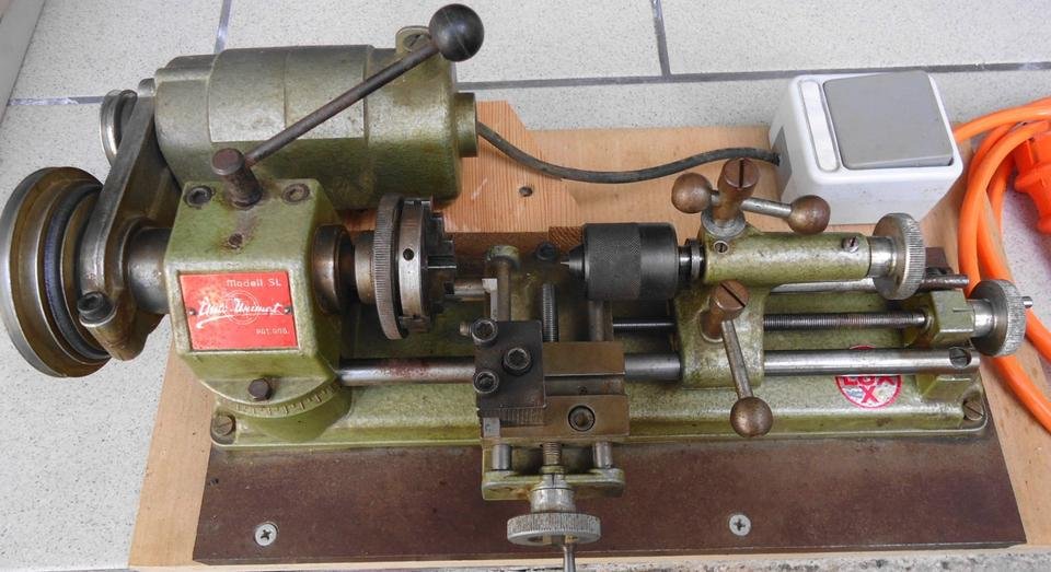 Emco Unimat SL Drehmaschine / Uhrmacherdrehbank