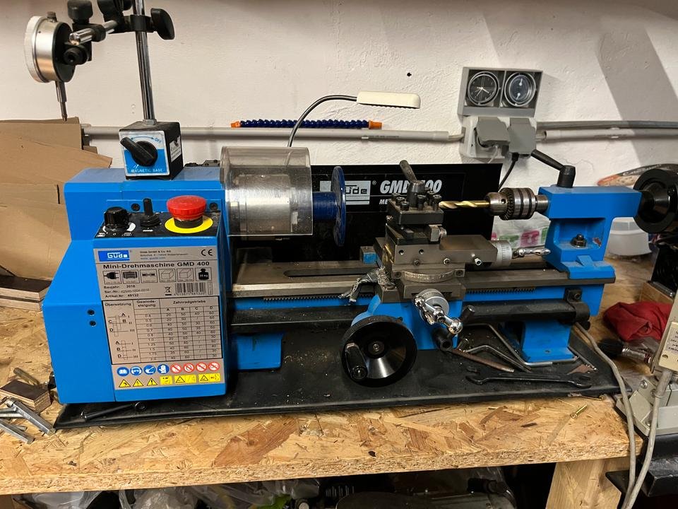 METALLDREHMASCHINE DREHMASCHINE TISCHDREHMASCHINE DREHBANK GÜDE