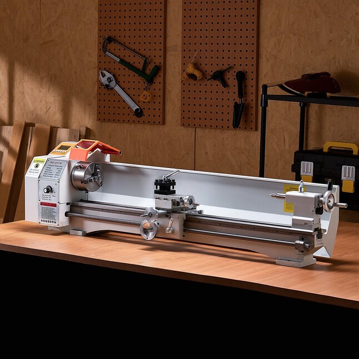 Metalldrehmaschine Tischdrehmaschine 1250W Automatischer NEU