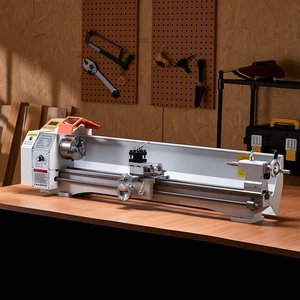 Metalldrehmaschine Tischdrehmaschine 1250W Automatischer NEU