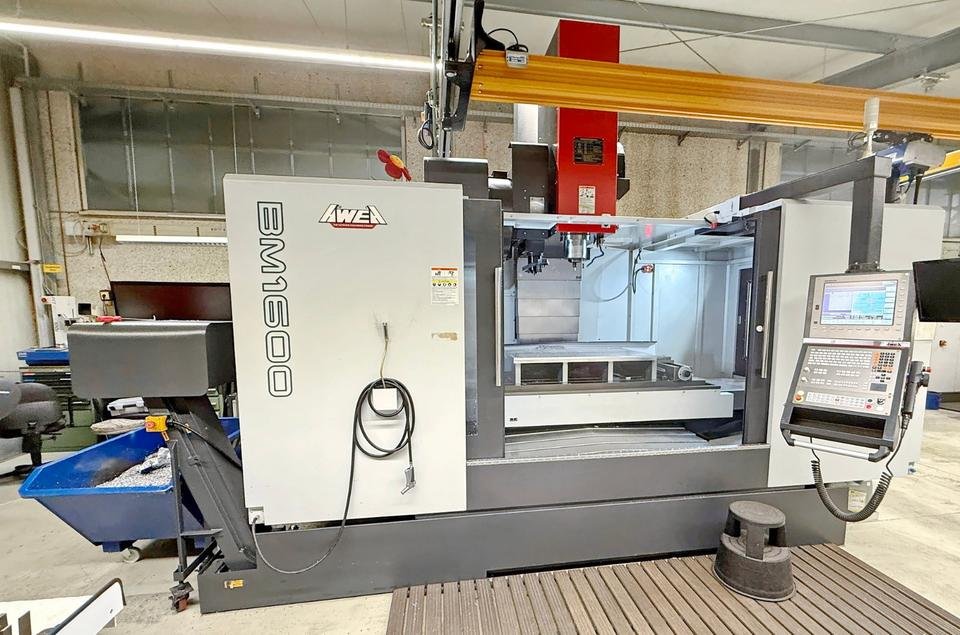 ❗AWEA BM-1600 - BJ 2017 - 4.898 Spindel h - X=1.600 mm - Heidenhain iTNC530 - IKZ - CNC BAZ Bearbeitungszentrum Fräsmasc