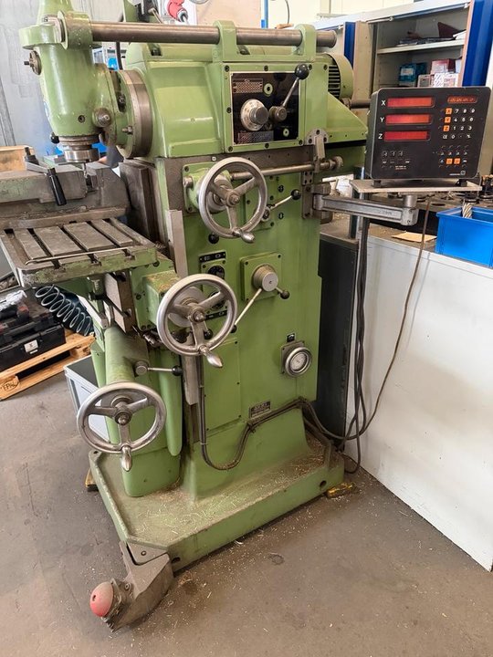 SINN MS 2 Fräsmaschine ähnlich Deckel SK40 Universal Digitalanz