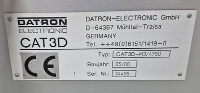 CNC Fräsmaschine Datron CAT3D