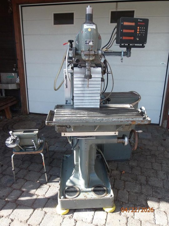 Universal Fräsmaschine Deckel FP 1 mit Teileinrichtung