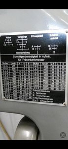 Deckel GK 21 Fräsmaschine