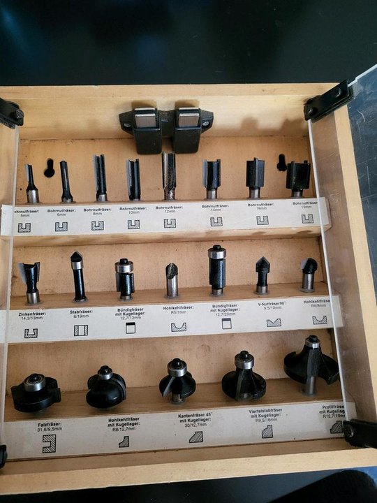 Fräsmaschine Bit Set 20 Teilig