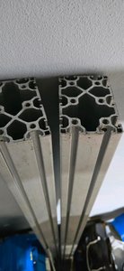 Cnc Fräse Aluprofil 80x120 120x80 Alu konstruktion Item Bosch